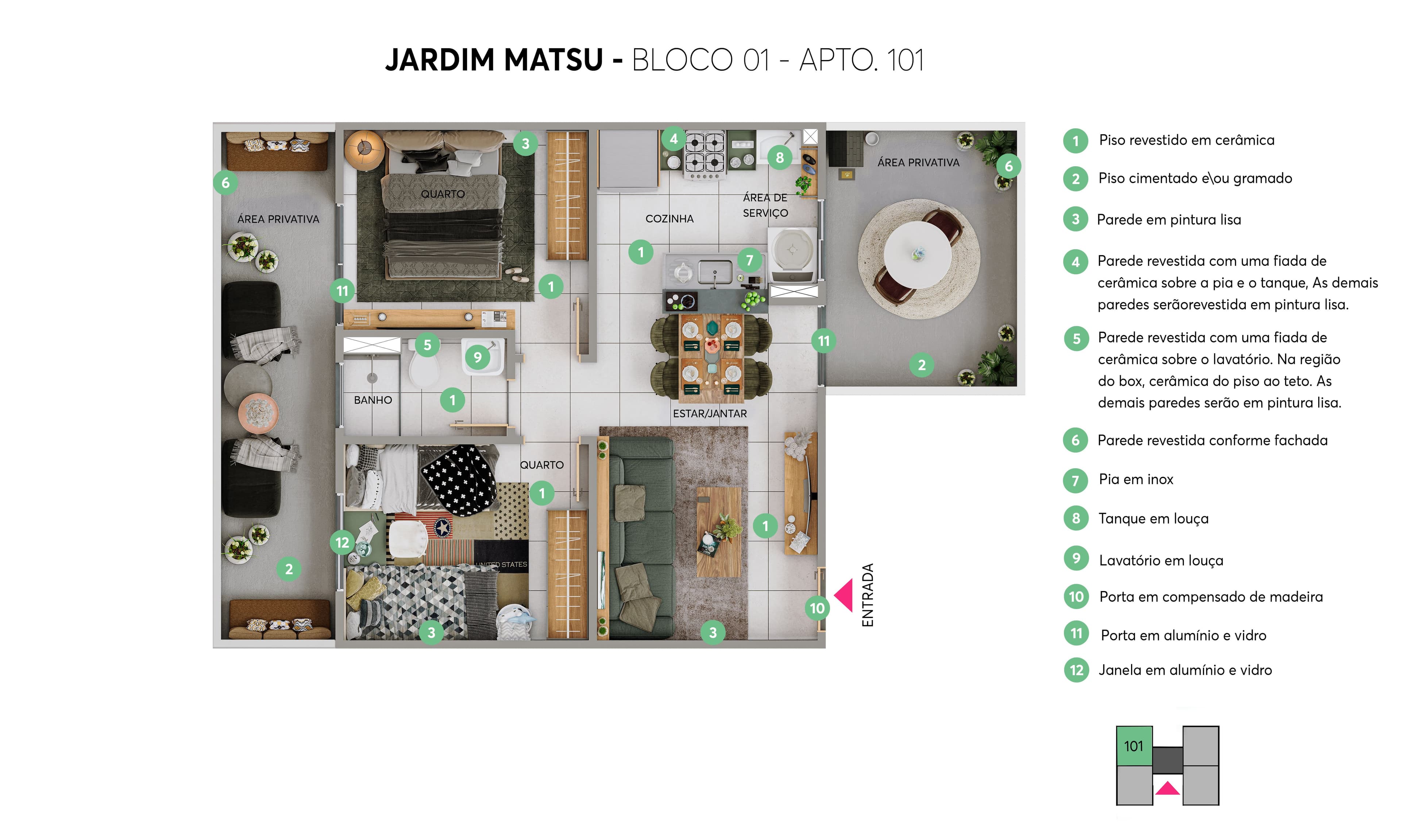 Plantas - Residencial-Jardim Matsu 2