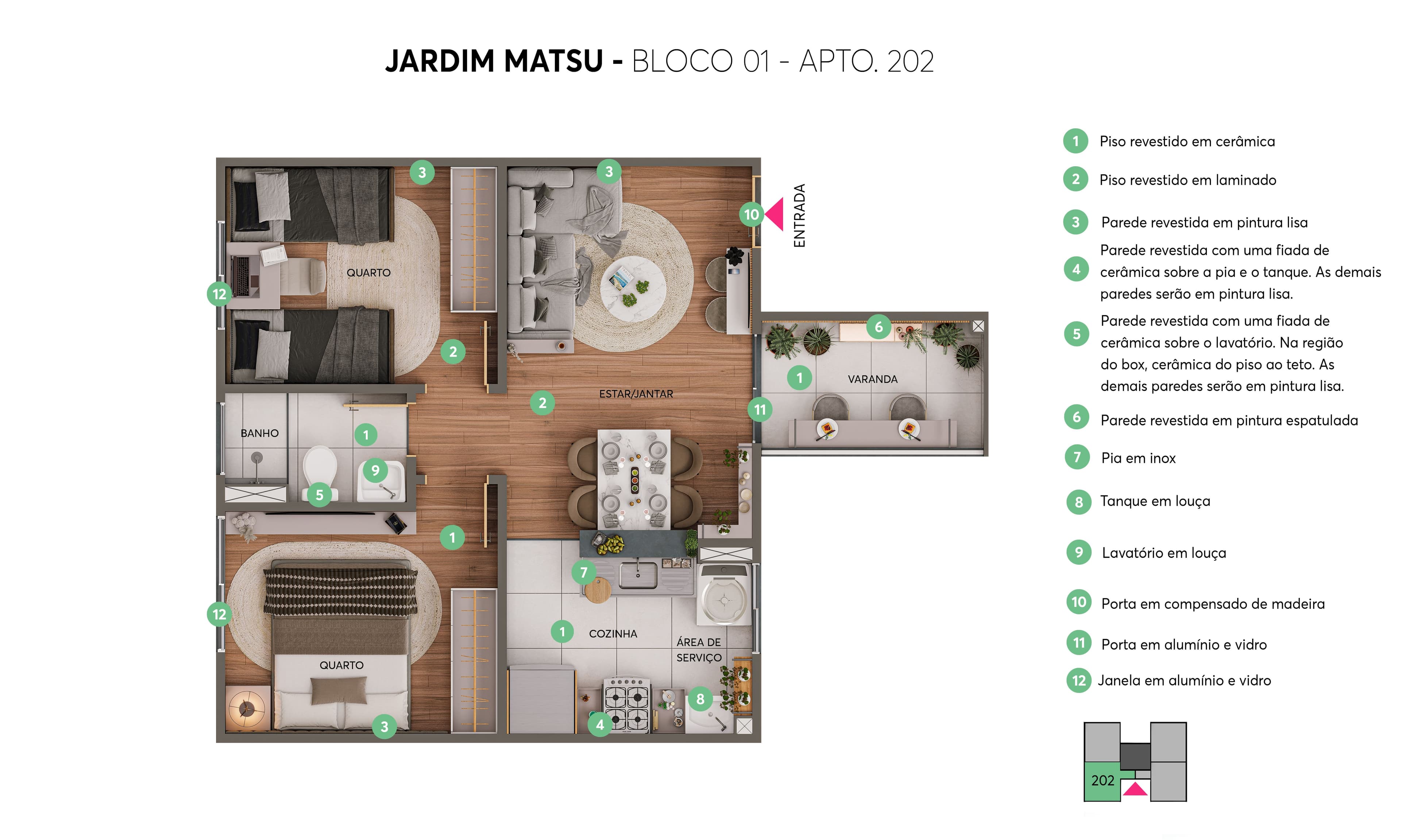 Plantas - Residencial-Jardim Matsu 3